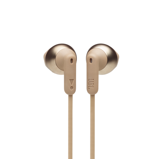 JBL Tune 215BT - Champagne Gold - Wireless Earbud headphones - Front image number null